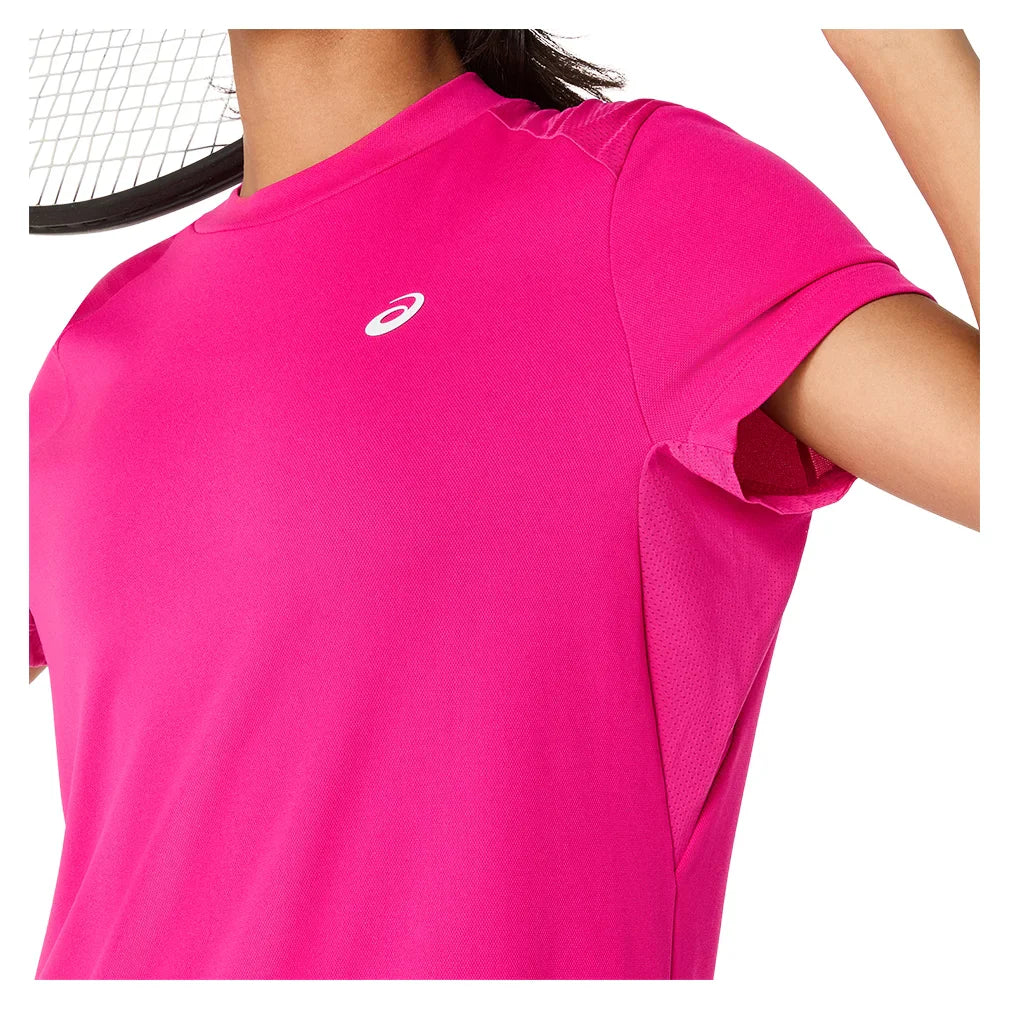 Women's Court Short Sleeve Top Pink Rave
