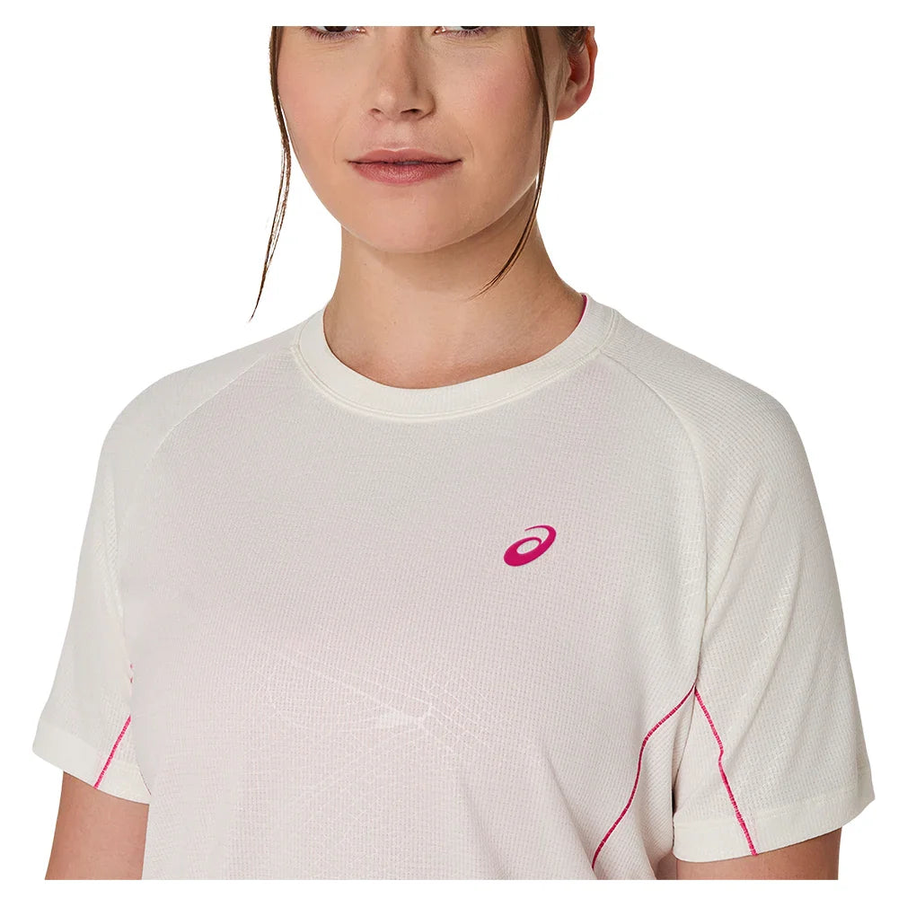 Women`s Game All Over Print Short Sleeve Tennis Top