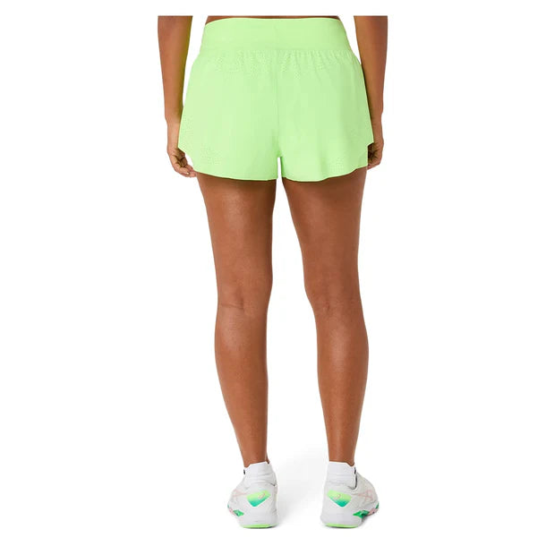 Women's Match Laser Cut Short Illuminate Green