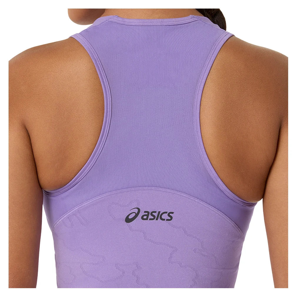 Women's New York Night Energy Match Tennis Crop Top Faded Plum,Apparel,Asics,,,Tennis Express,2042A460_500_4