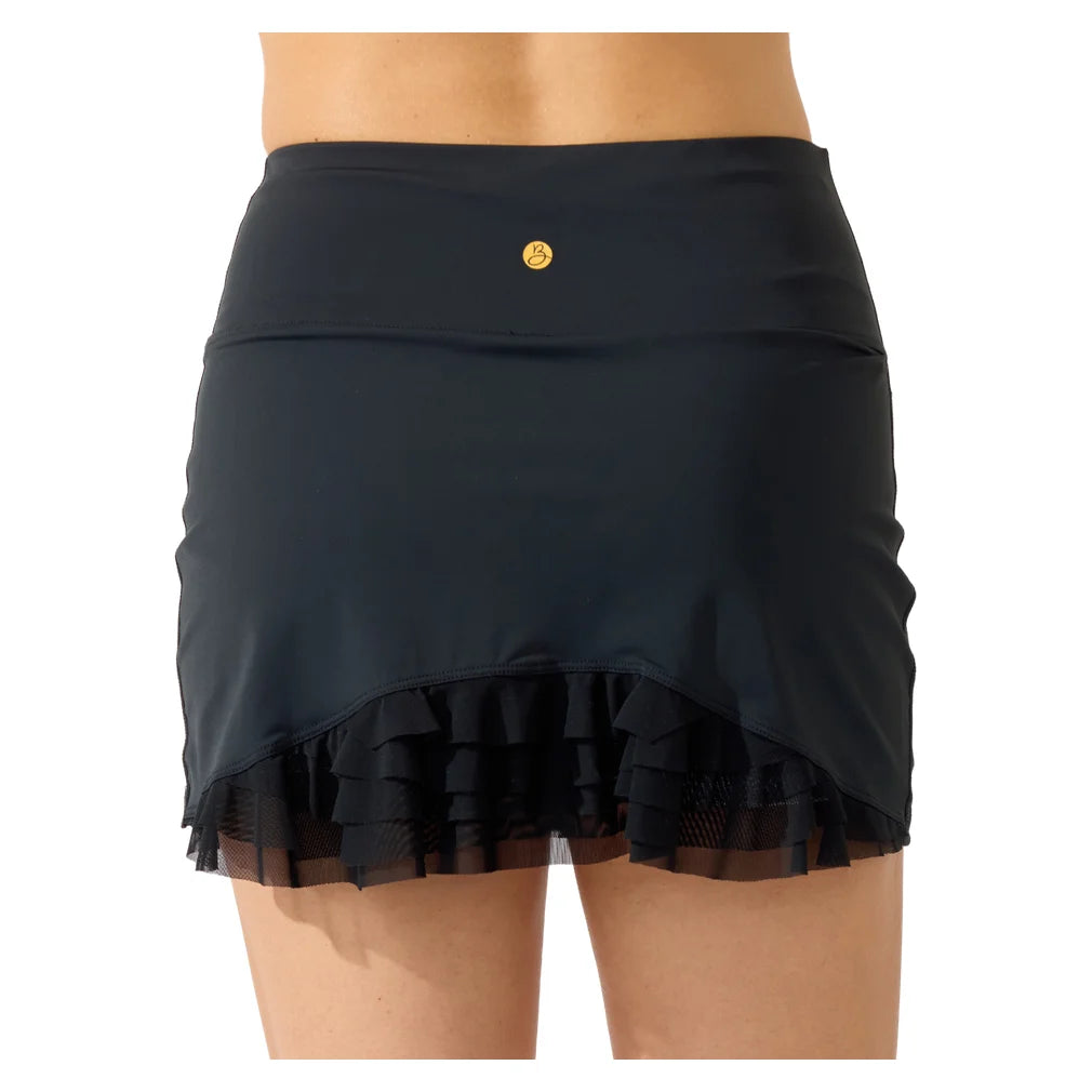 Women's Cute as a Bunny 13 Inch Skort Black, Bobbe, Pickleball Express, 205-50104BF26-1