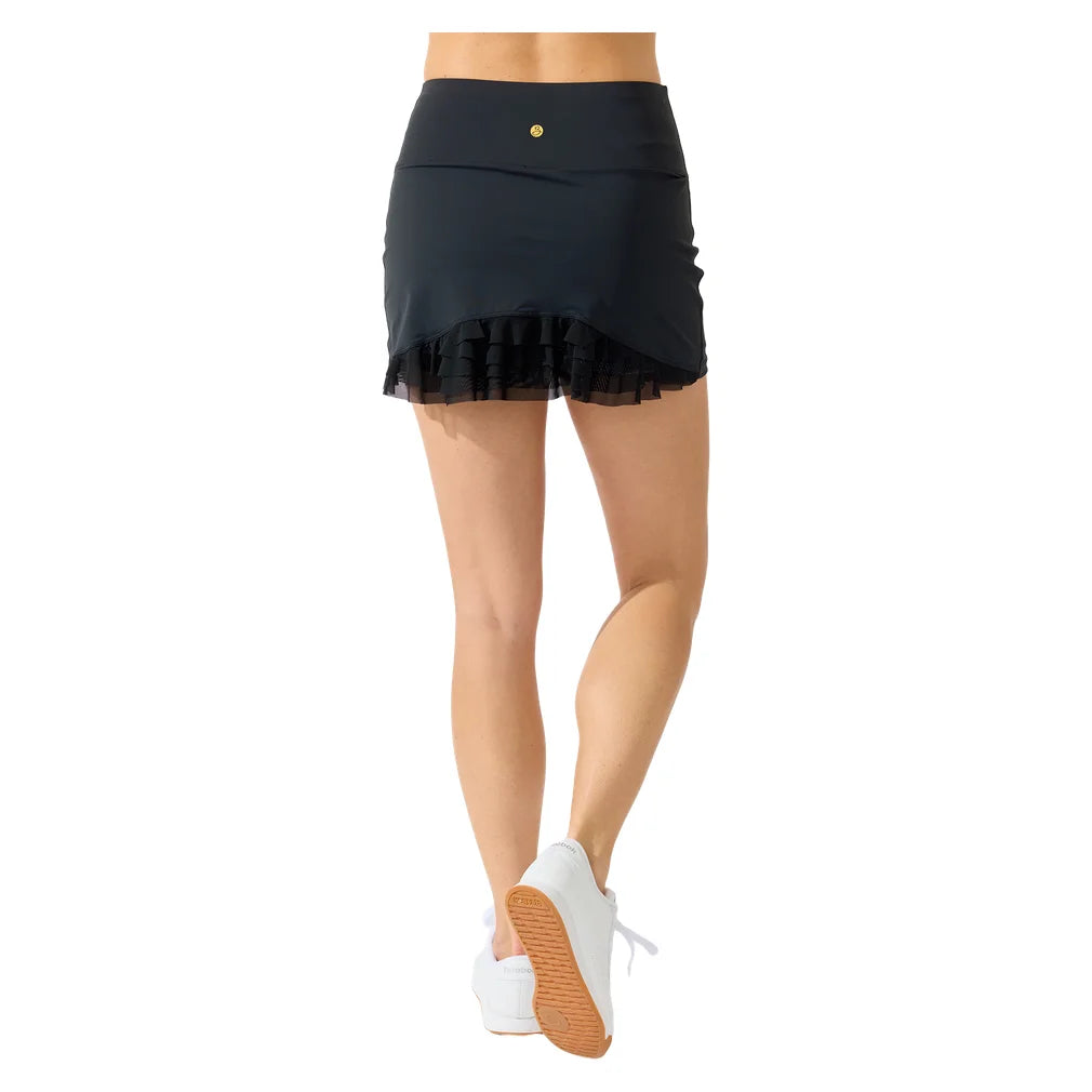 Women's Cute as a Bunny 13 Inch Skort Black, Bobbe, Pickleball Express, 205-50104BF26-8