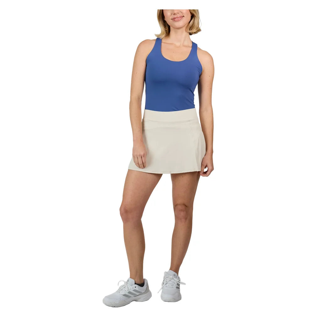 Women's 13 Inch Skort Alabaster, Sofibella, Pickleball Express, 2058-ALBH26-3