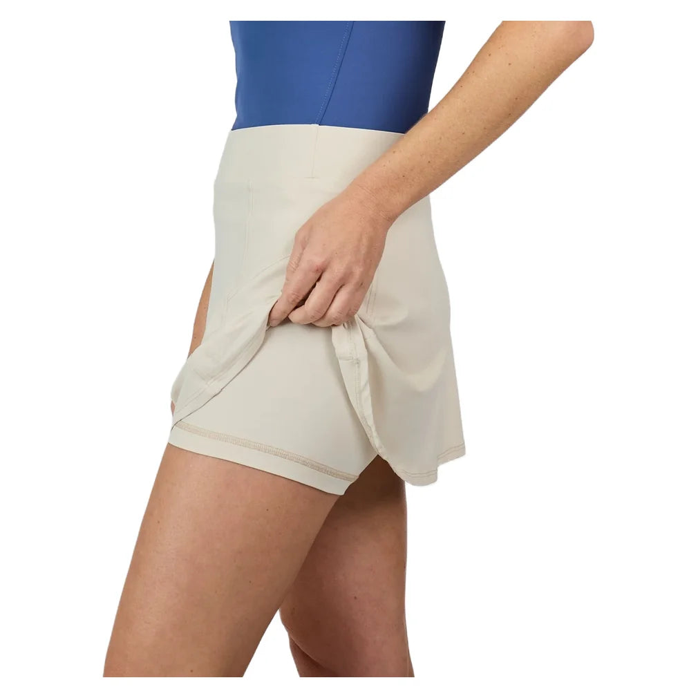 Women's 13 Inch Skort Alabaster, Sofibella, Pickleball Express, 2058-ALBH26-4