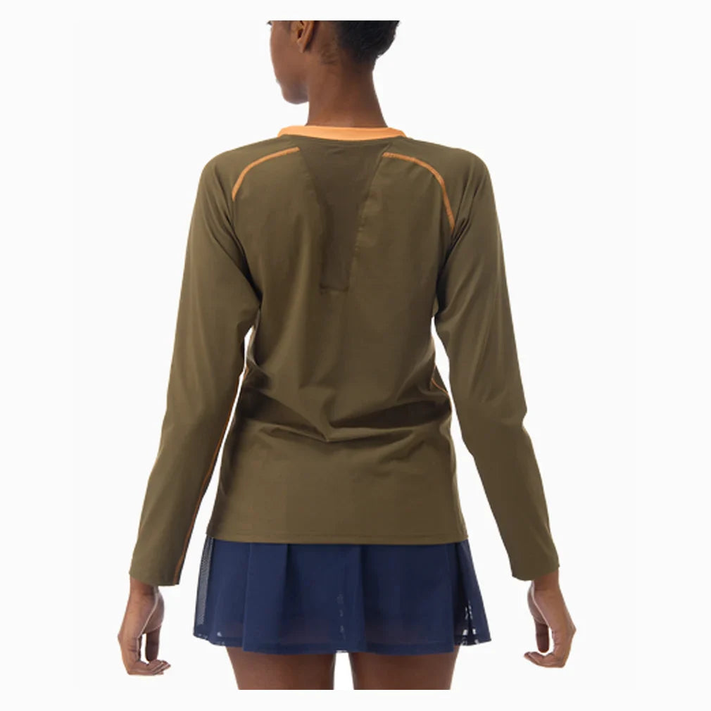Women`s Tournament Long Sleeve Top Oil Brown