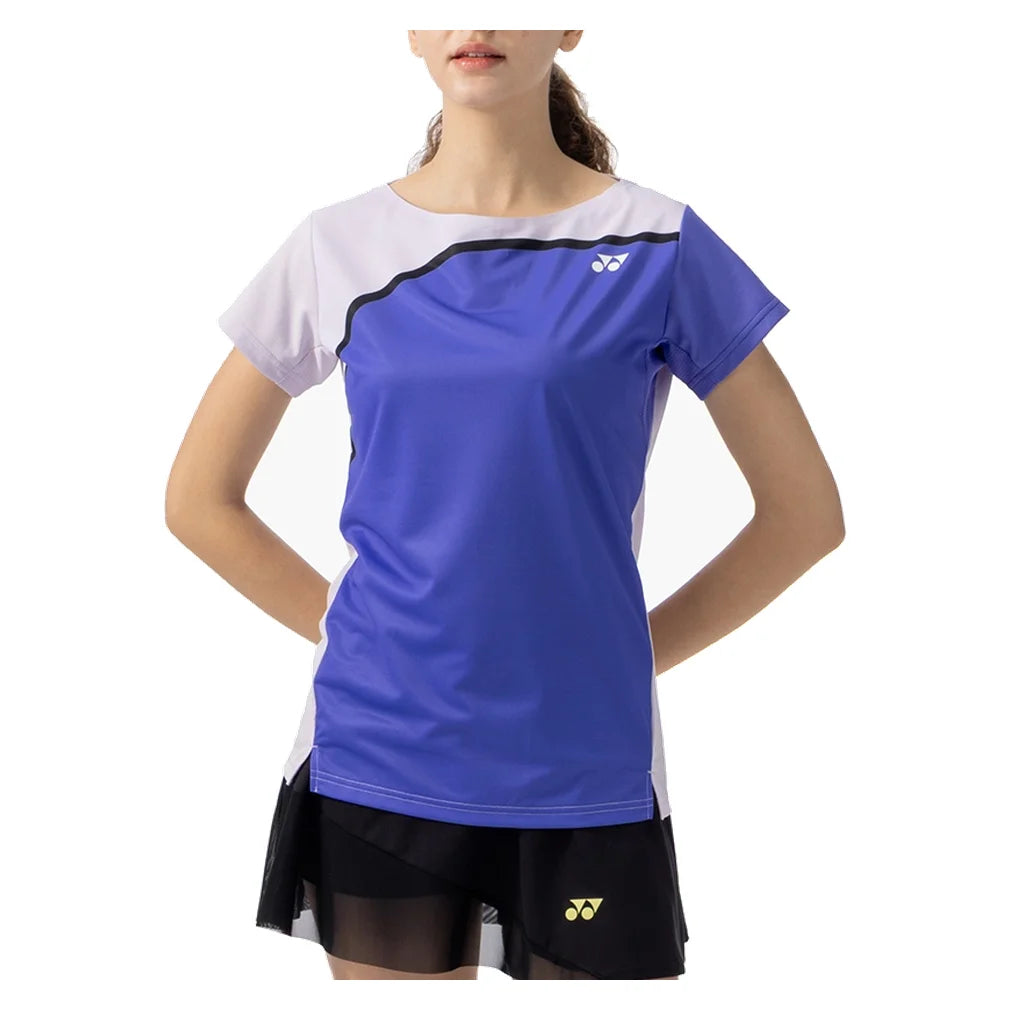 Women's Tournament Crew Neck Shirt, Yonex, Pickleball Express, 20933-1