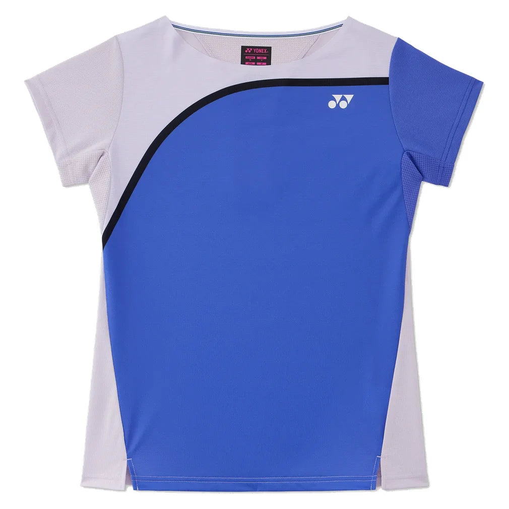 Women's Tournament Crew Neck Shirt, Yonex, Prune, Pickleball Express, 20933-PRUNE-1