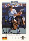 Michael Stich Signed Men's Card
