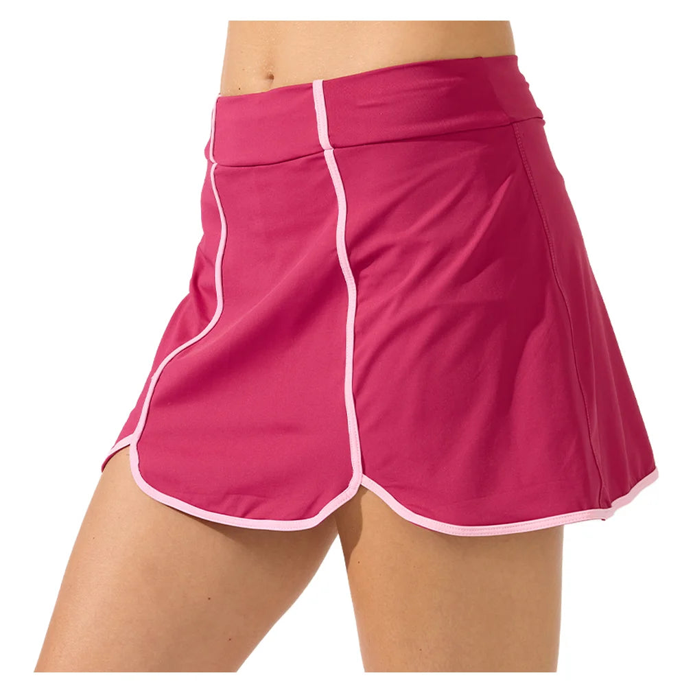 Women's Farah Skort Berry, Bobbe, Pickleball Express, 226-126F26-2