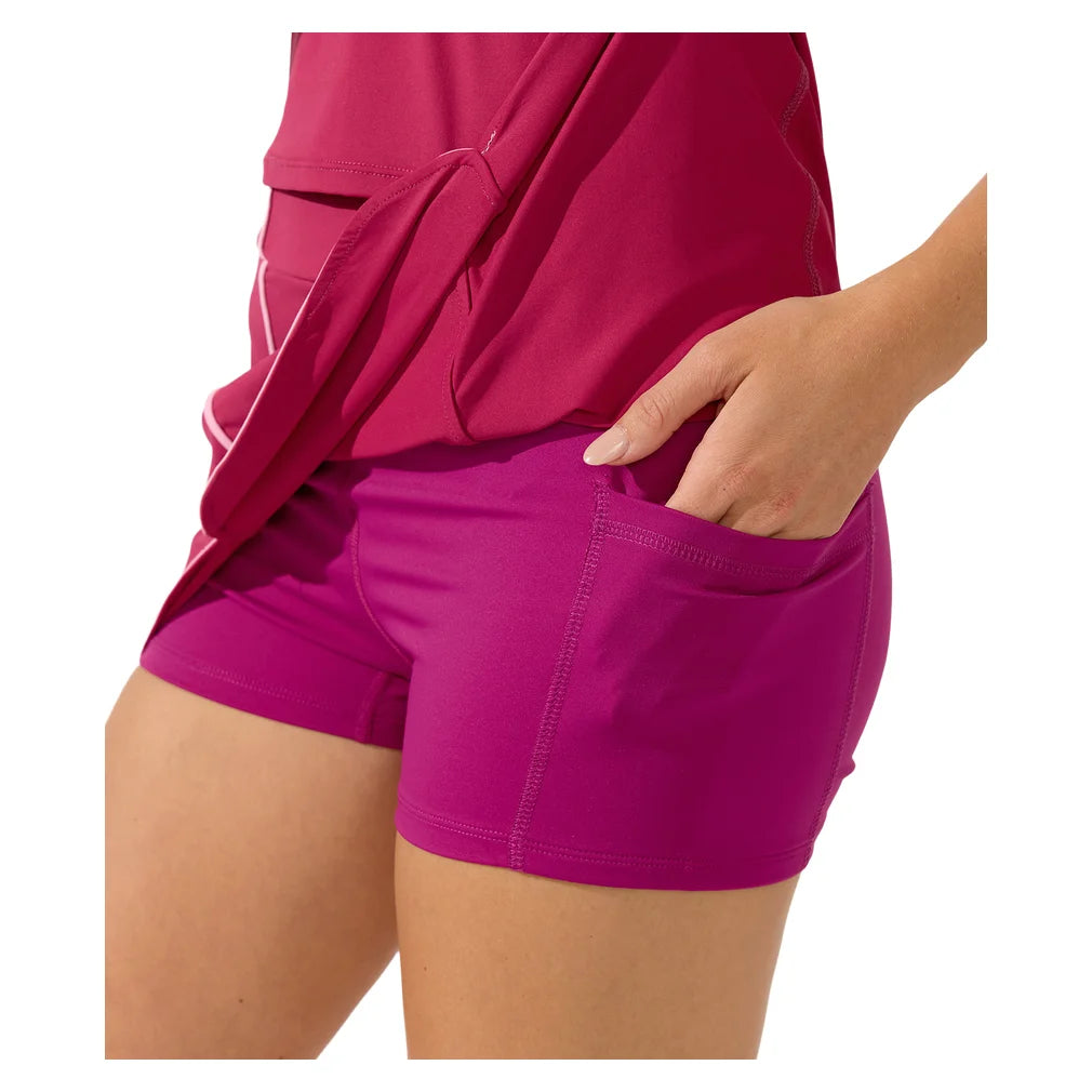 Women's Farah Skort Berry, Bobbe, Pickleball Express, 226-126F26-3