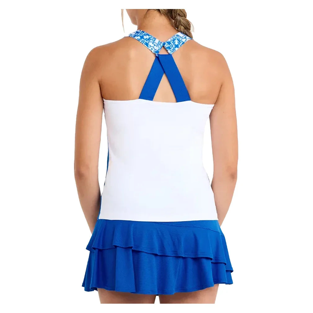 Women's Tank White and Sandra Tiles