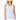 Women's Racerback Tank White and Periwinkle