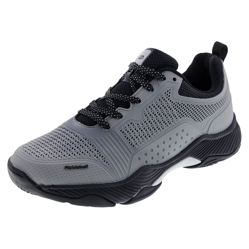 Men's Fresh Shot Graphite Pickleball Court Shoes Grey and Black
