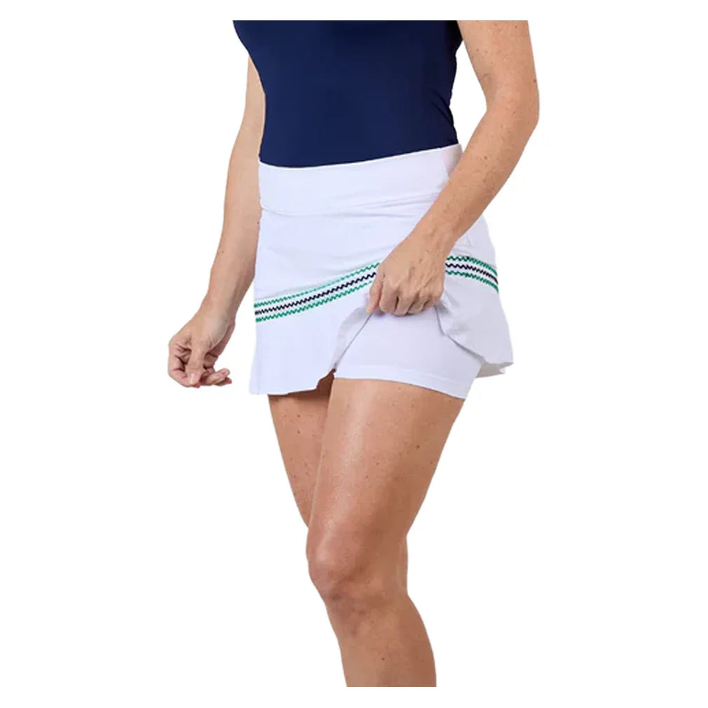Women's 14 Inch Skort White and Zen