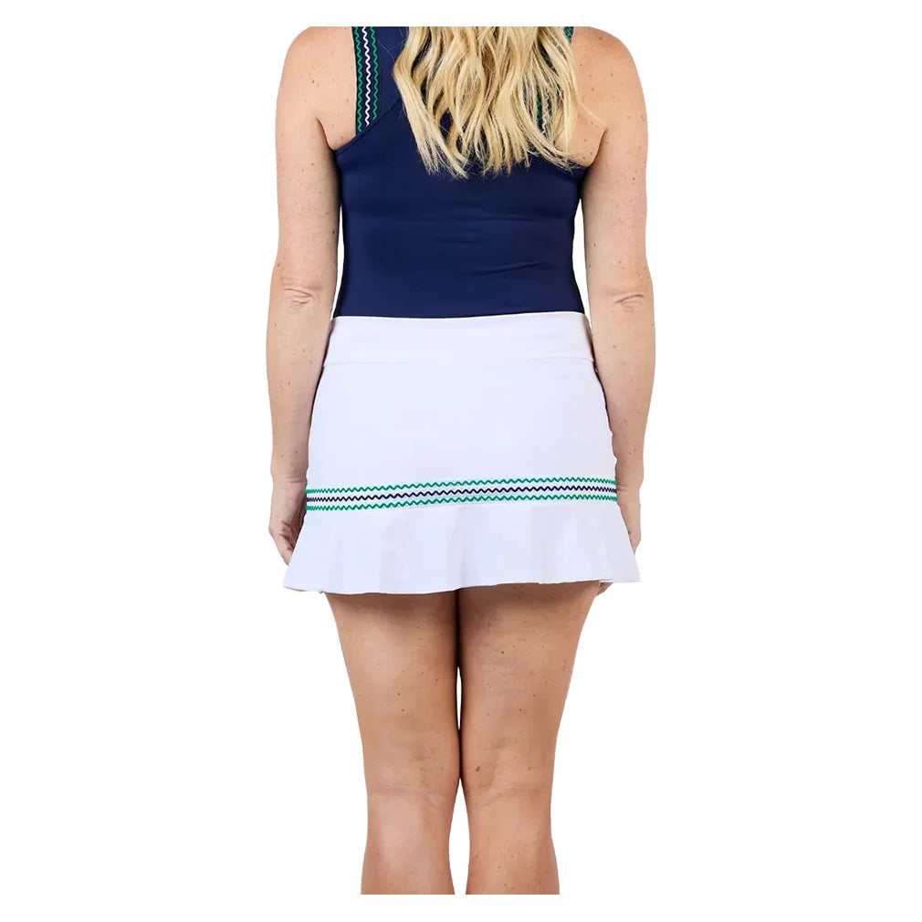 Women's 14 Inch Skort White and Zen