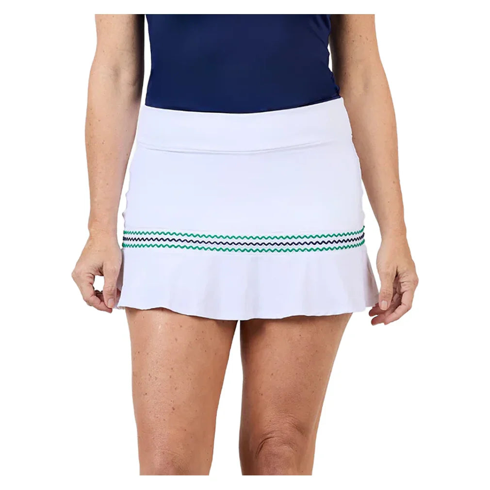 Women's 14 Inch Skort White and Zen