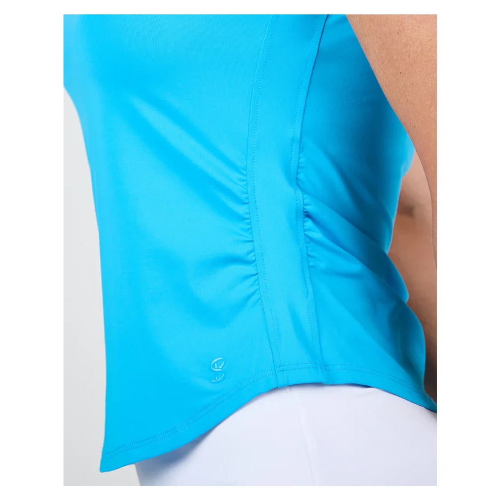 Women's Style Icons Short Sleeve  Top Electric Blue