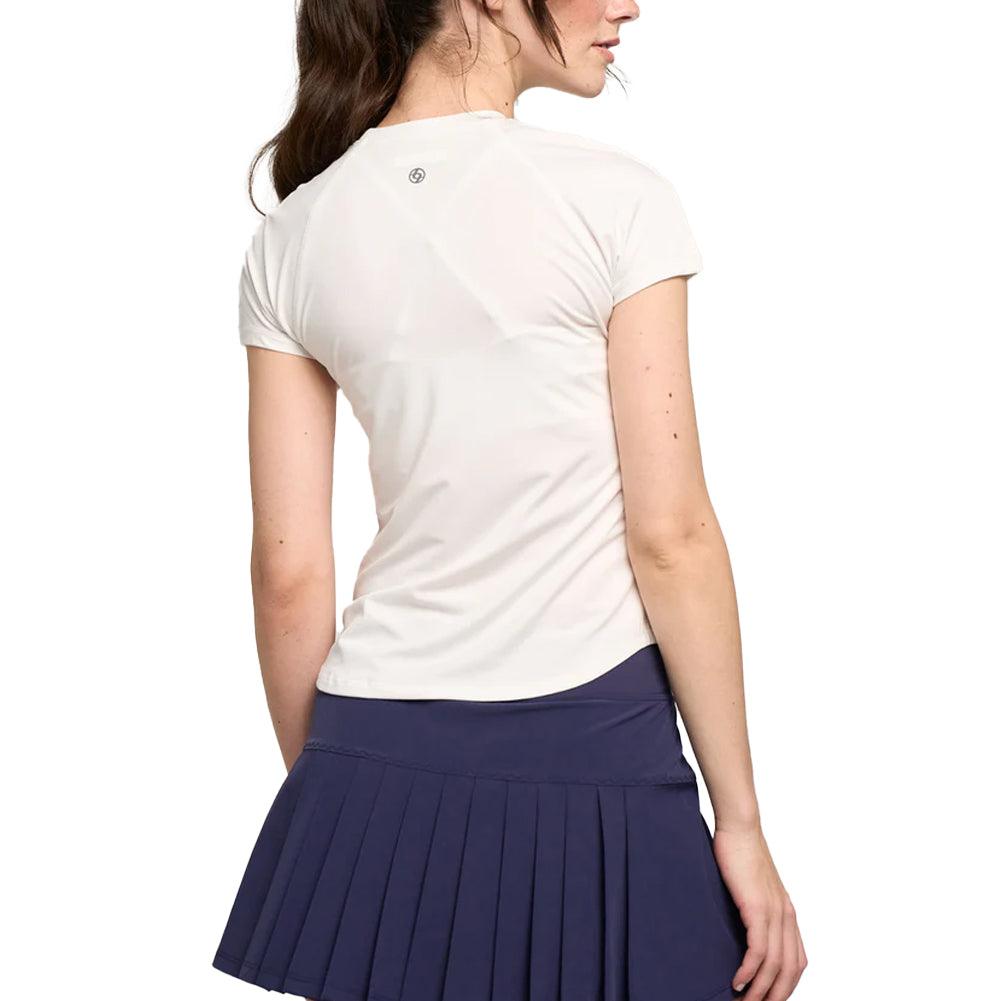Women's Fitted Raglan Top White