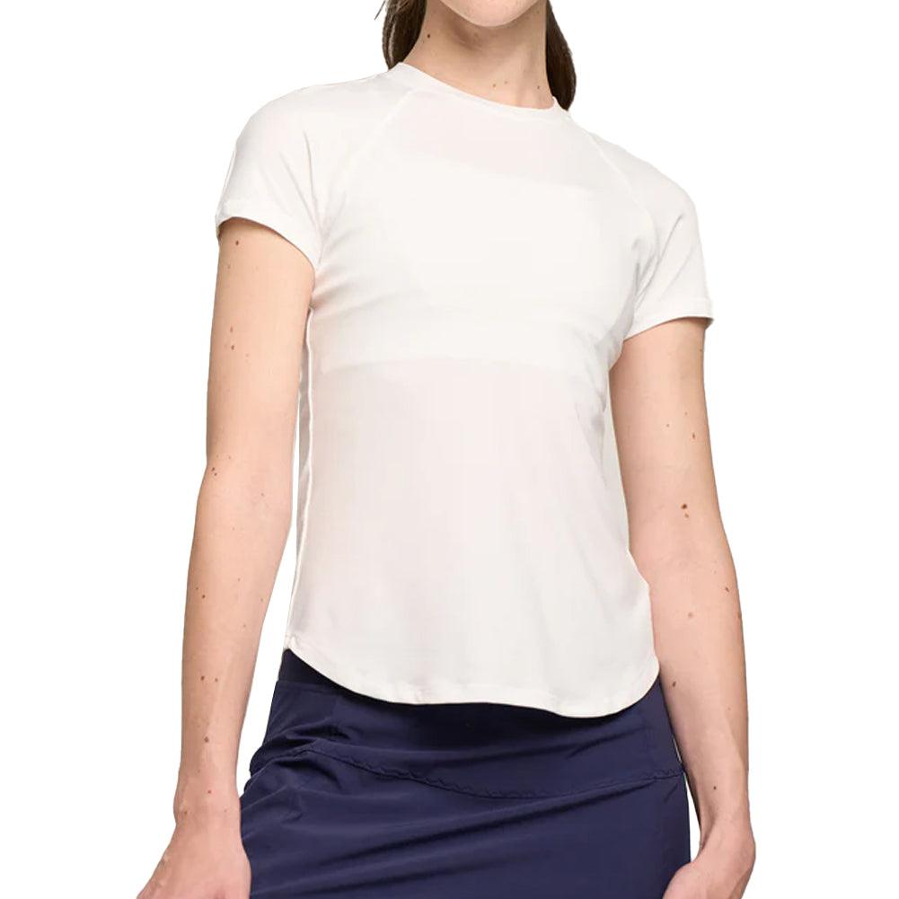 Women's Fitted Raglan Top White