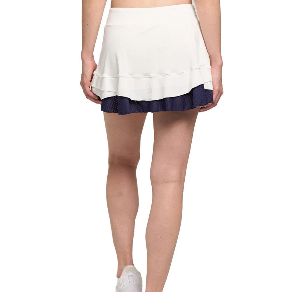 Women's Elite Distract 13 Inch Skort White and Eggplant
