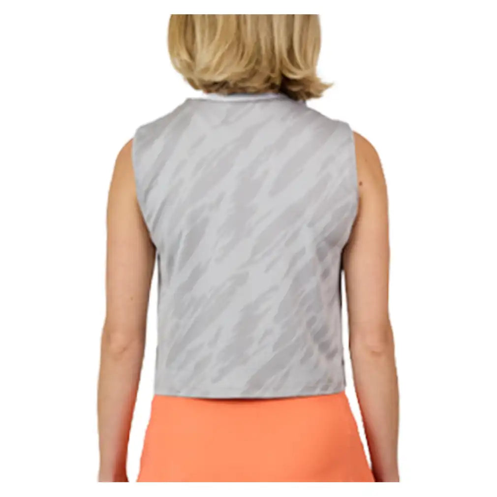 Women's Wild Side Jacquard Sleeveless Tennis Top
