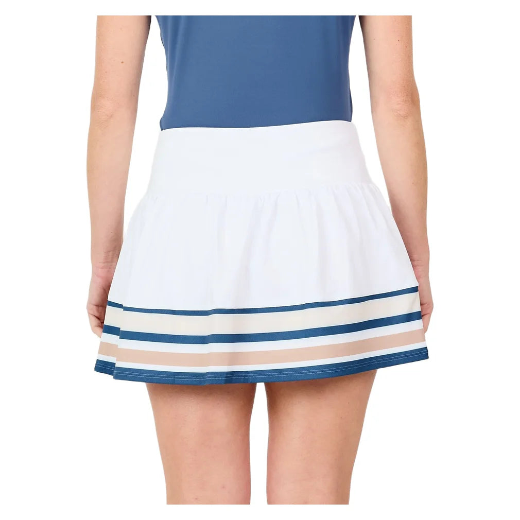Women's 14 Inch Skort White, Sofibella, Pickleball Express, 2516QUF-WHTH26-1