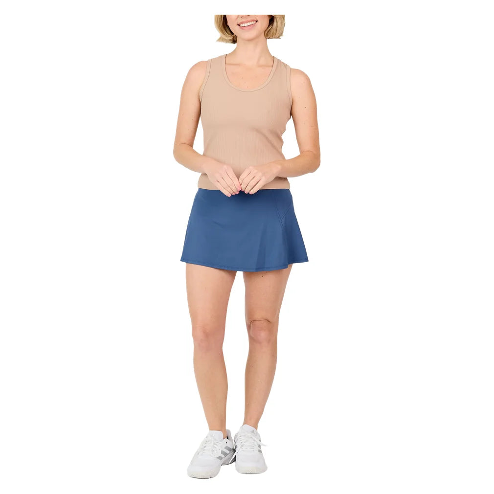 Women's Racerback Tank Mocha, Sofibella, Pickleball Express, 2518QUF-MOCH26-2