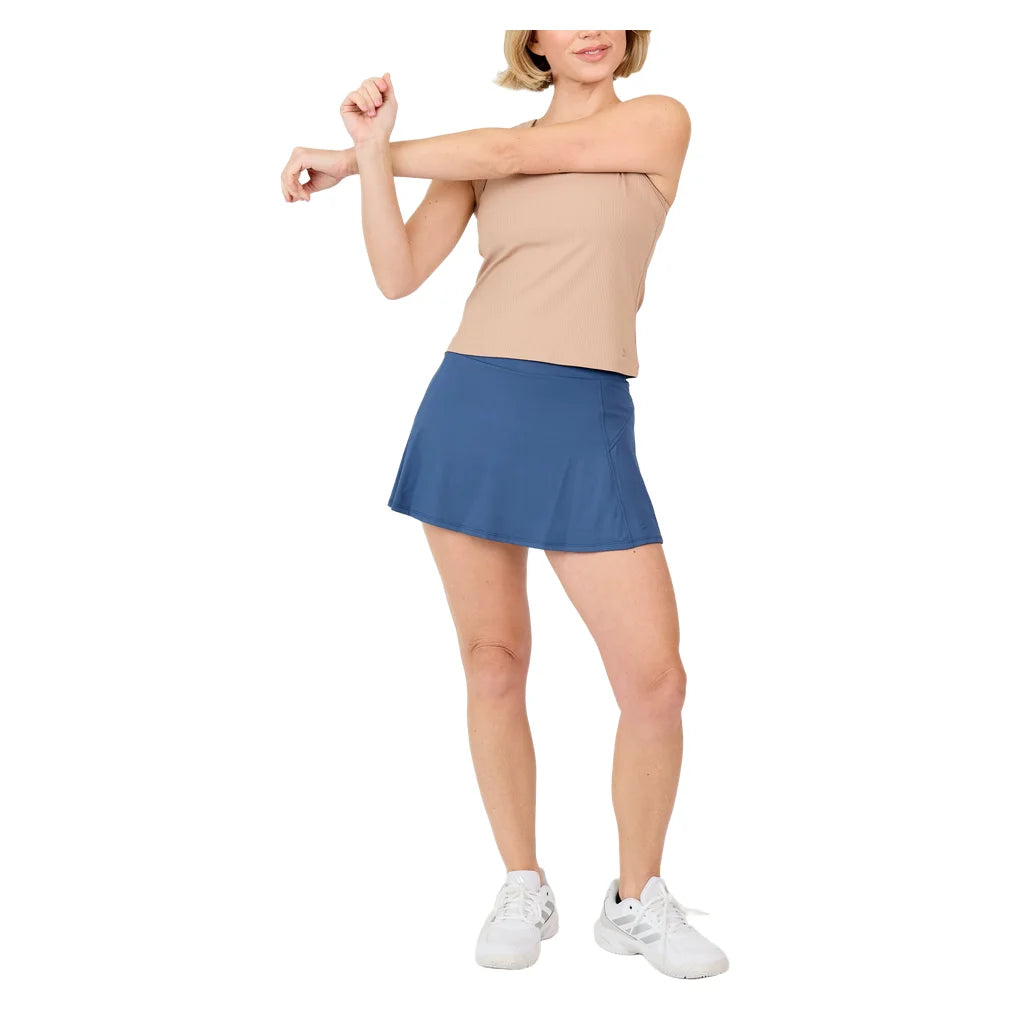 Women's Racerback Tank Mocha, Sofibella, Pickleball Express, 2518QUF-MOCH26-3