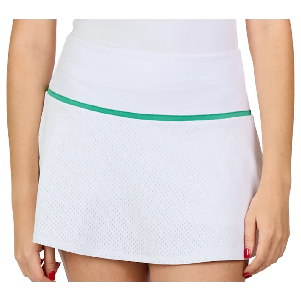 Women's Sleeveless Top White and Alpine