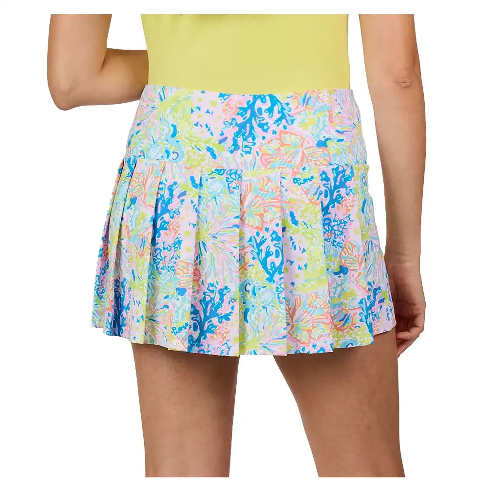 Women's UV Colors 14 Inch Skort Festive Floral
