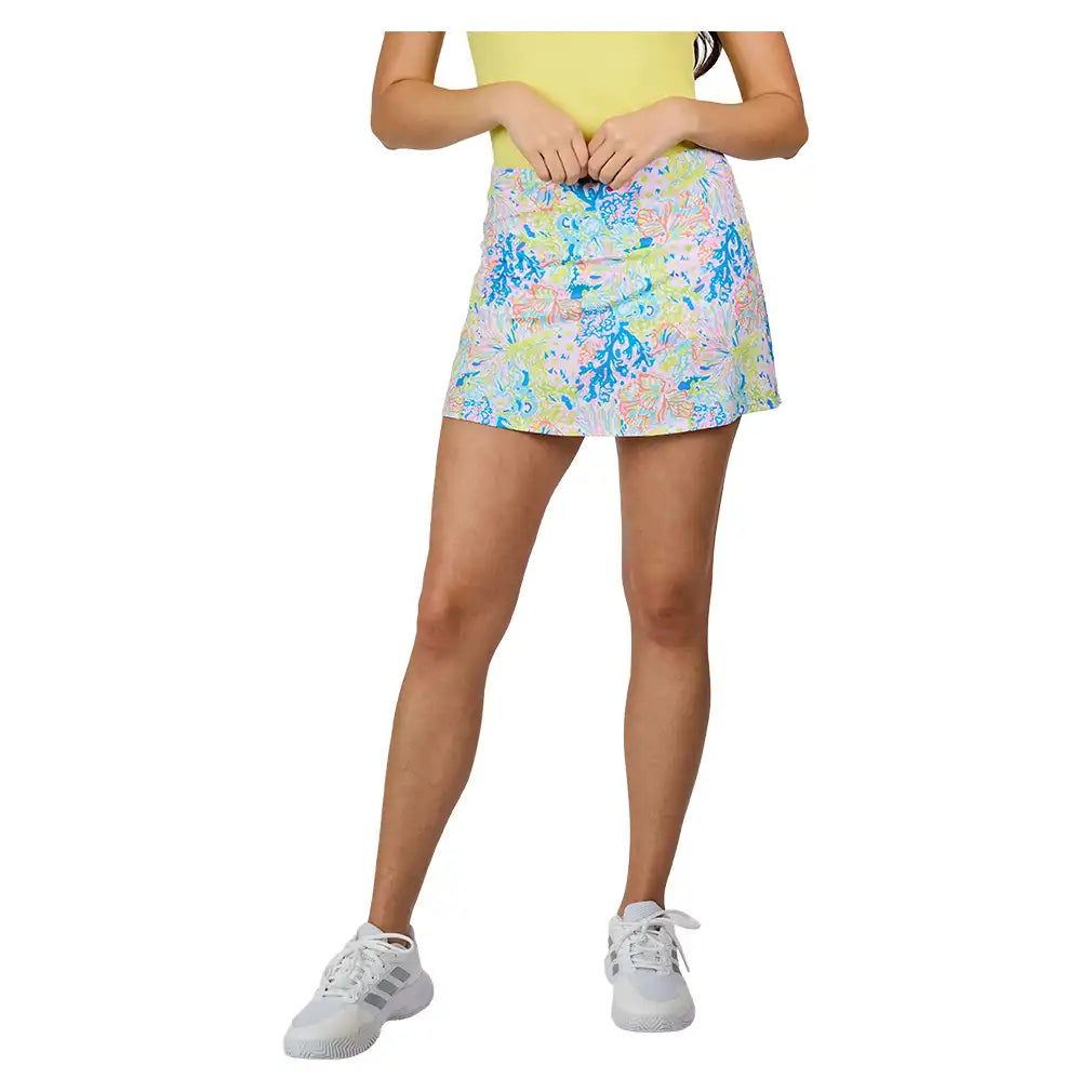 Women's UV Colors 14 Inch Skort Festive Floral
