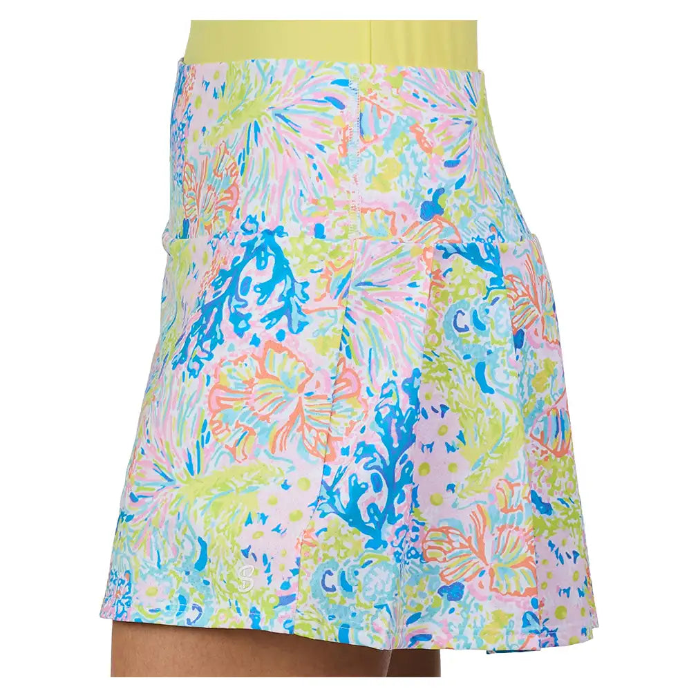 Women's UV Colors 14 Inch Skort Festive Floral