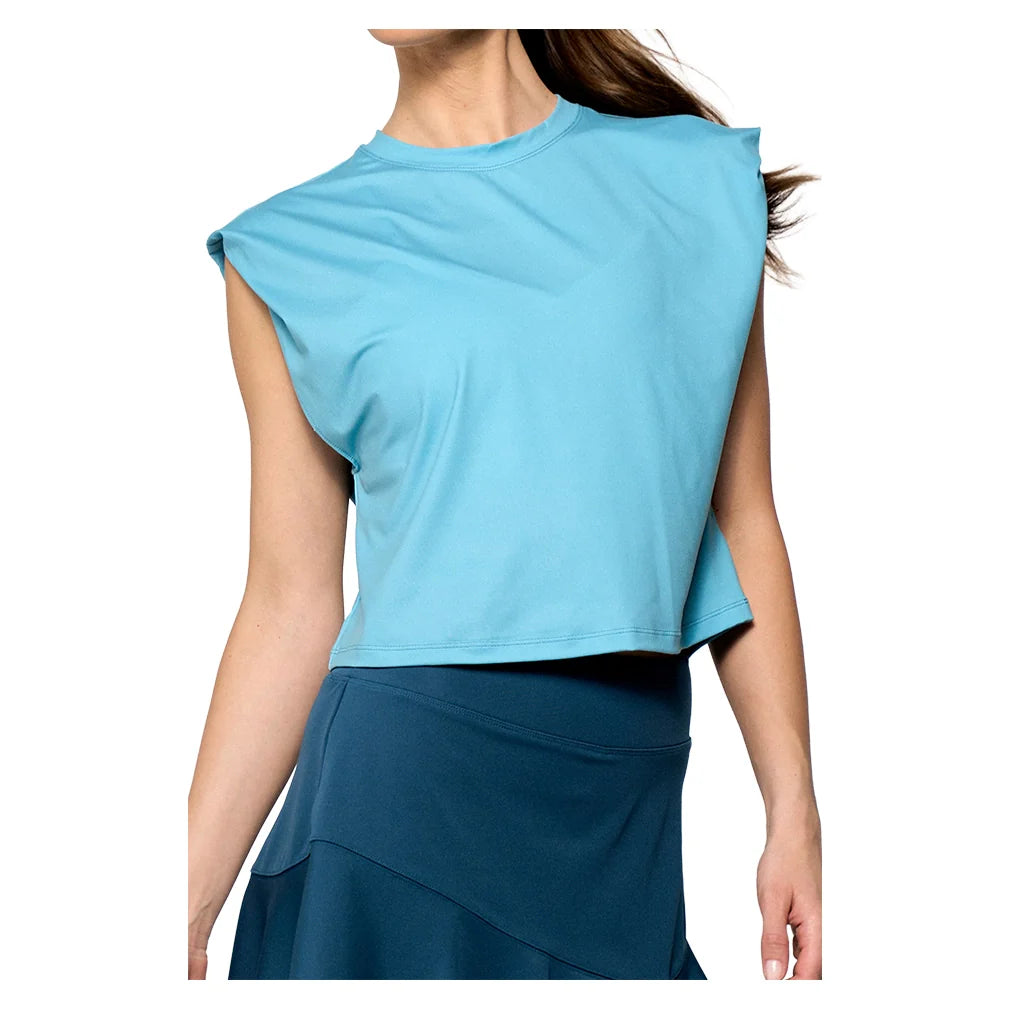 Women's Boxy Tee Tiffany Blue