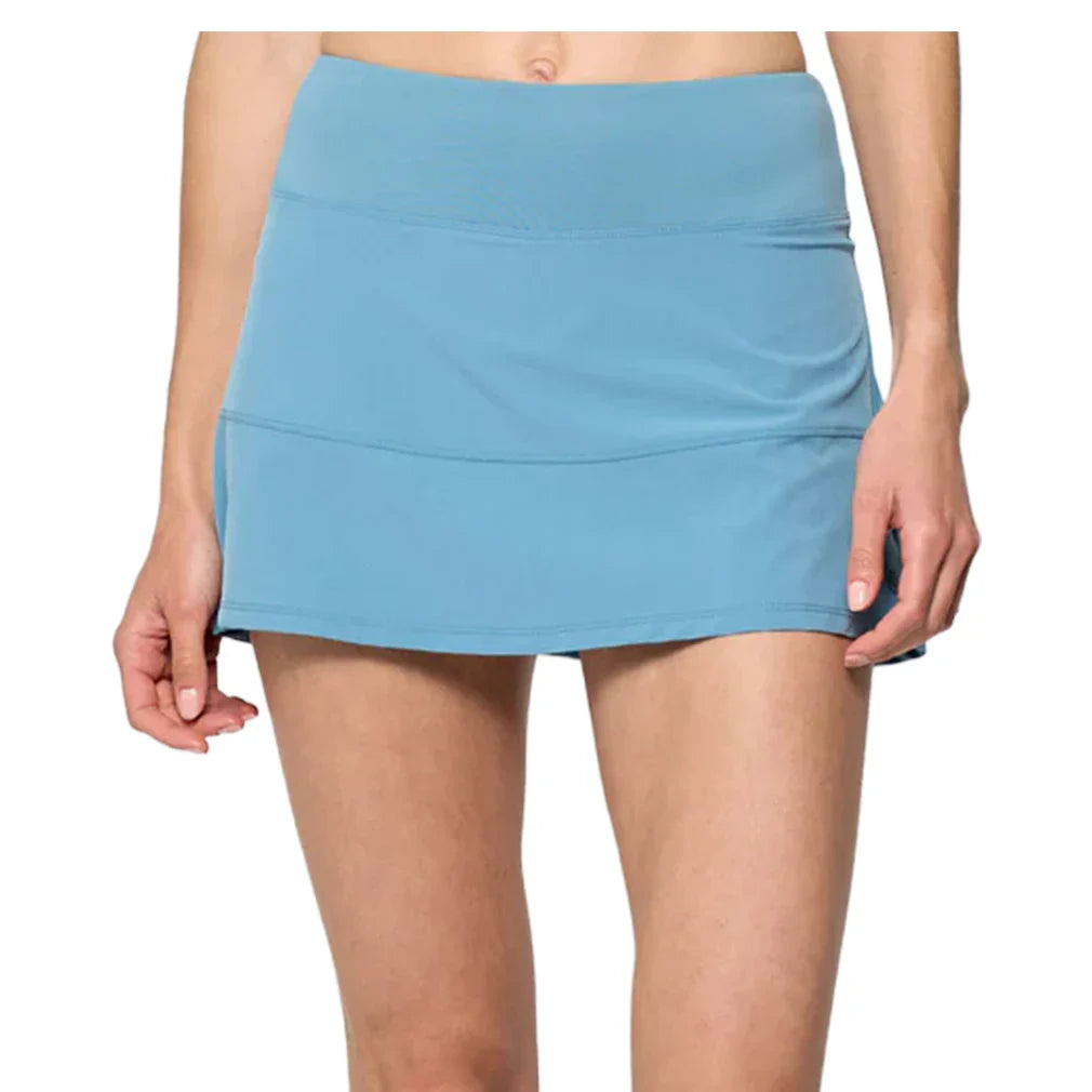 Women's Linear 13 Inch Skort Dusty Blue