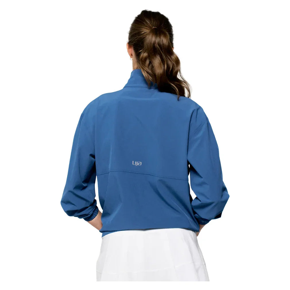 Women's Edge Jacket Denim Blue and Peridot