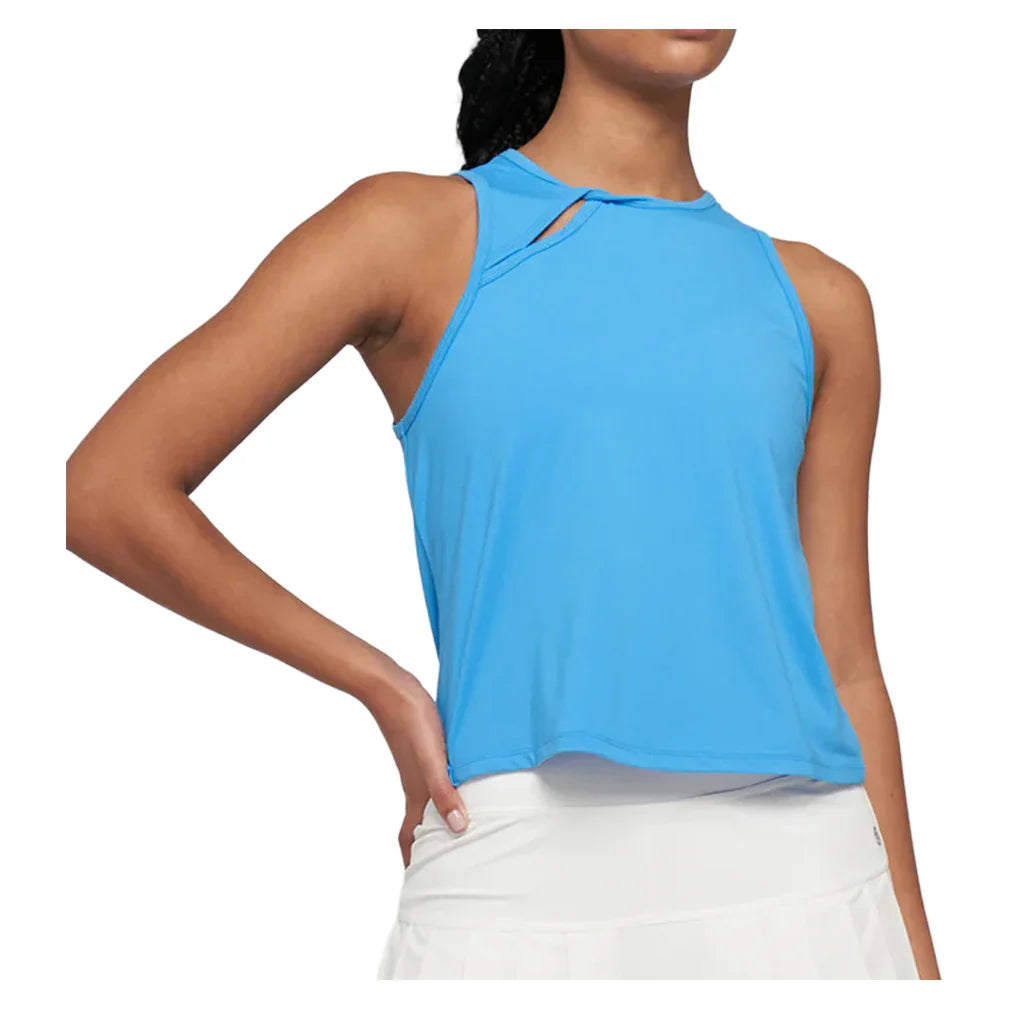 Women`s Drift Twist Tennis Tank Lagoon