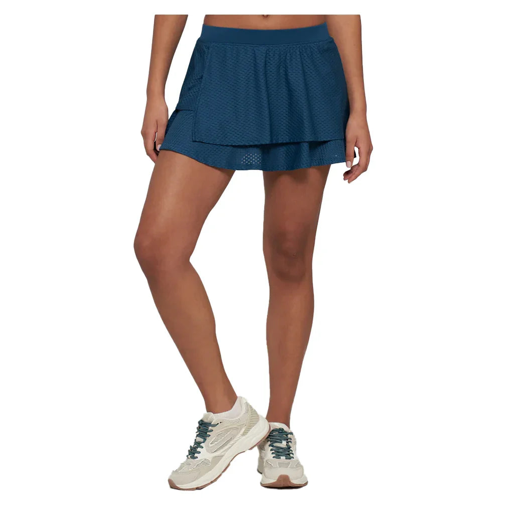 Women's Circle Mesh Layer 13 Inch Skort Dragonfly