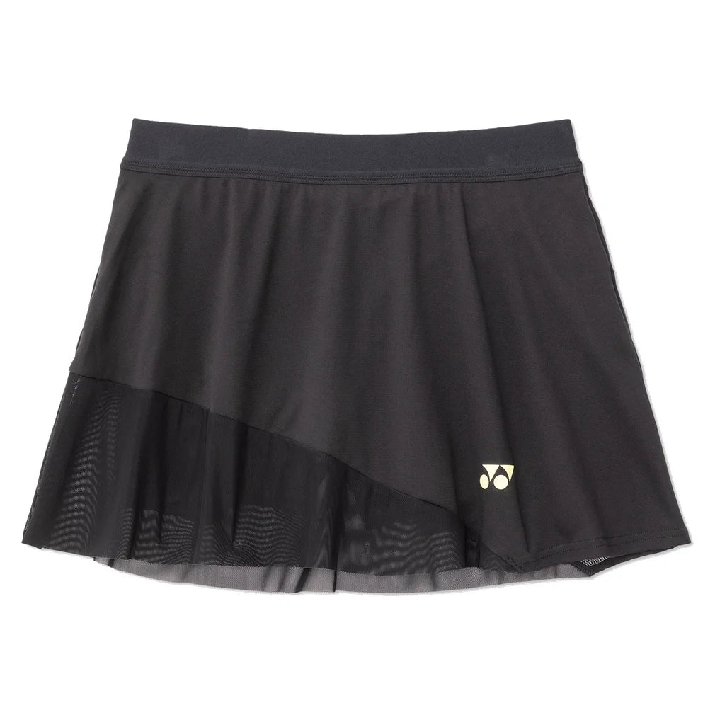 Women's Tournament Skort, Yonex, Black, Pickleball Express, 26186-BLACK-2