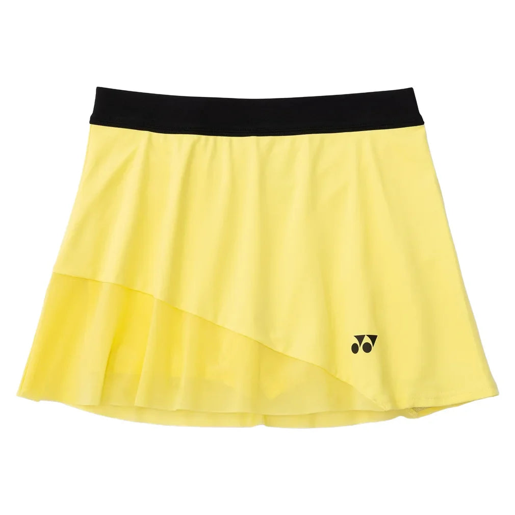 Women's Tournament Tennis Skort, Yonex, Pale Yellow, Tennis Express, 26186-PALE-YELLOW-2
