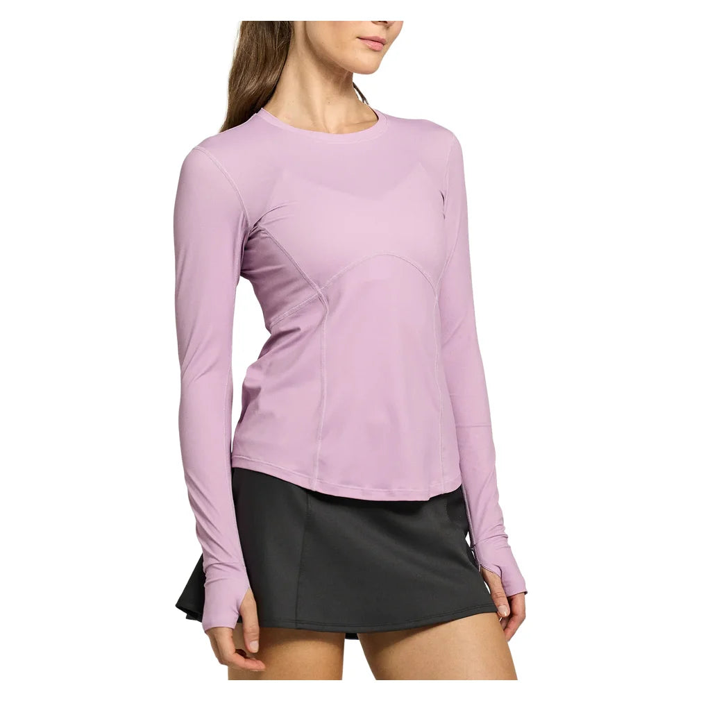 Women's Titan UPF 50+ Long Sleeve Top Lavender, Lija, Lavender, Pickleball Express, 26A-1945H26-LAVENDER-1