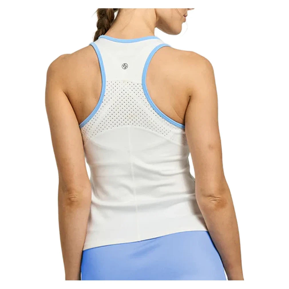 Women's Starter Tank Bluebell and Cabernet