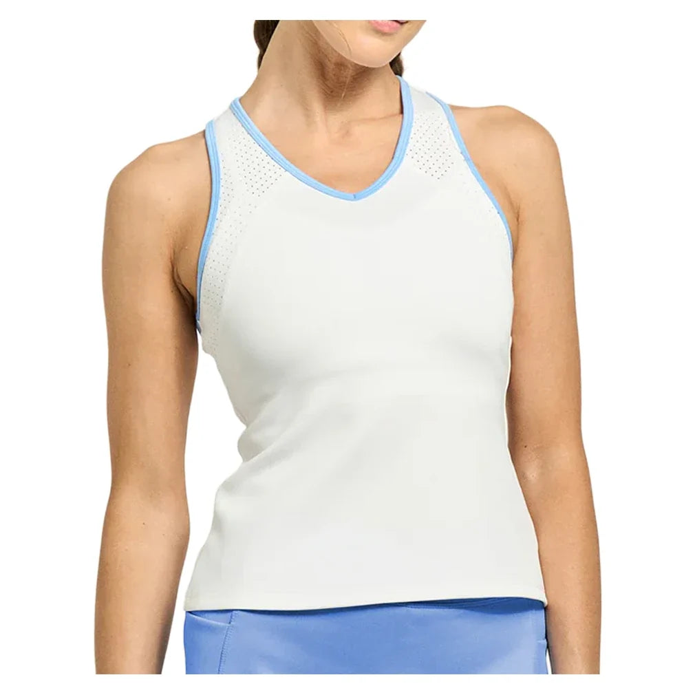 Women's Starter Tank Bluebell and Cabernet
