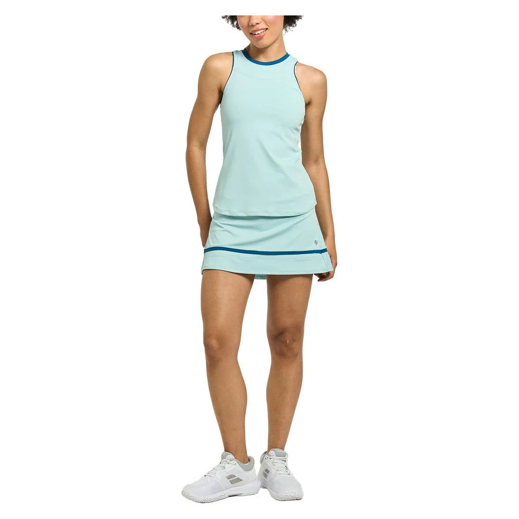 Women's Banded Arena 13 Inch Skort Smoky Blue and Poseidon, Lija, Pickleball Express, 26A-4659F26-3