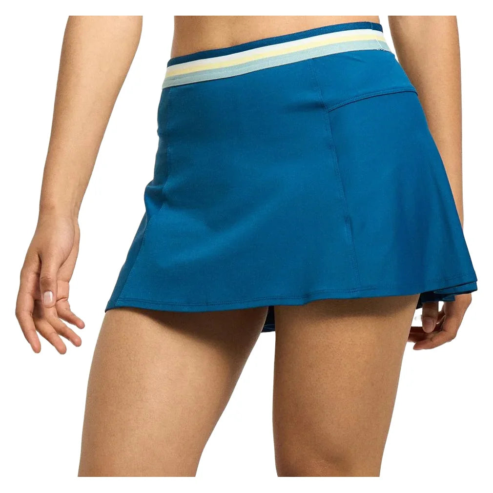 Women's Step 13 Inch Skort Poseidon and Multi, Lija, Poseidon/Multi, Pickleball Express, 26A-4722MMF26-POSEIDON-MULTI-1
