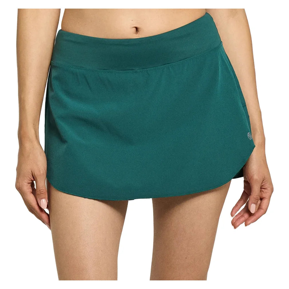 Women's Player 13 Inch Skort, Lija, Pine Green, Pickleball Express, 26A-4748DSF26-PINE-GREEN-1