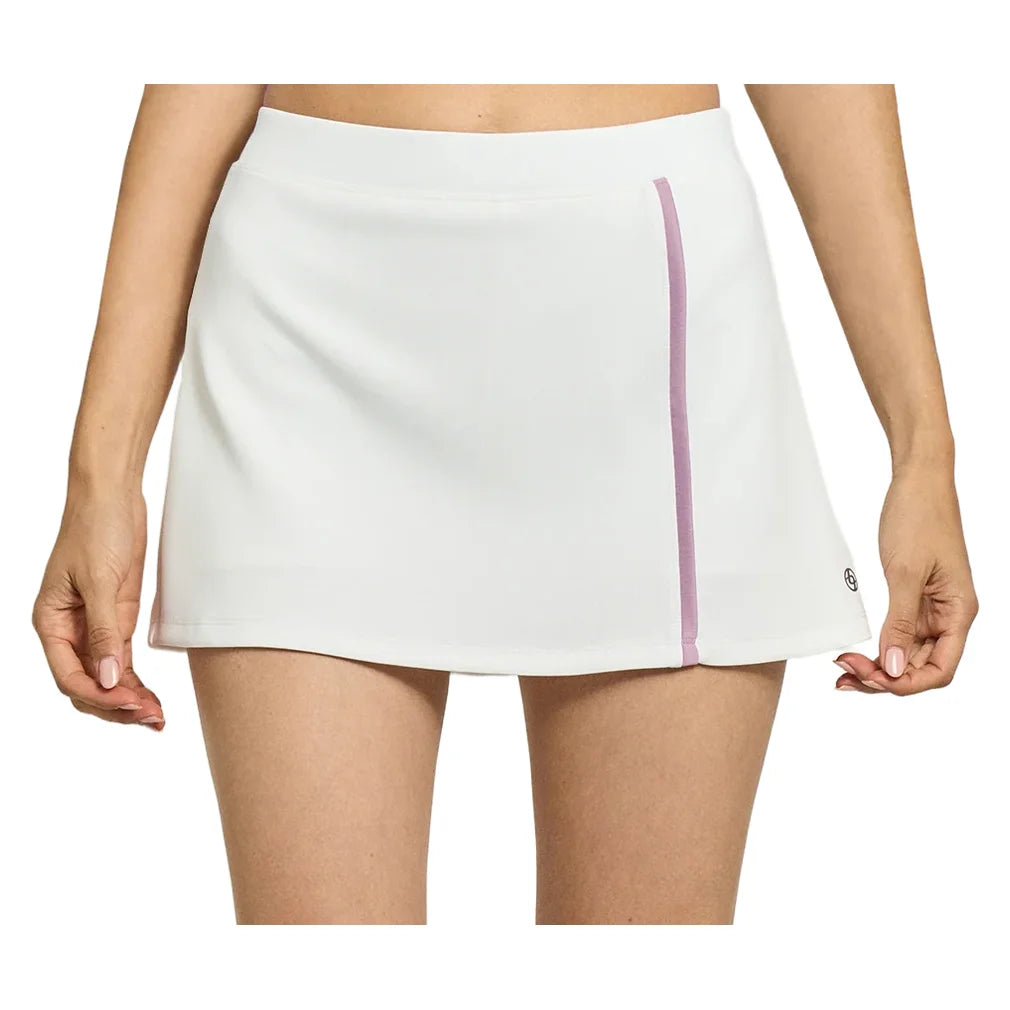 Women's Tracker 13 Inch Skort White and Lavender, Lija, White/Lavender, Pickleball Express, 26A-4761H26-WHITE-LAVENDER-1