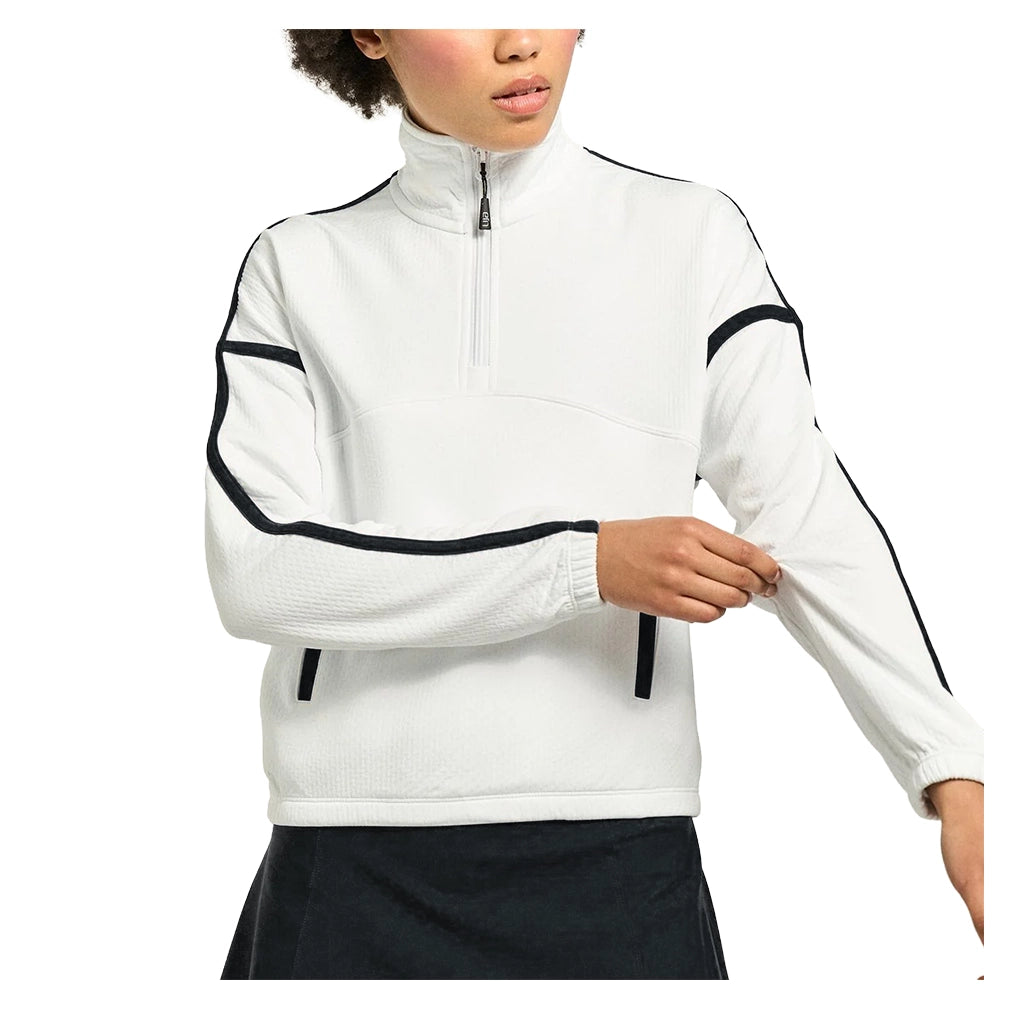 Women's Team Pullover White and Black