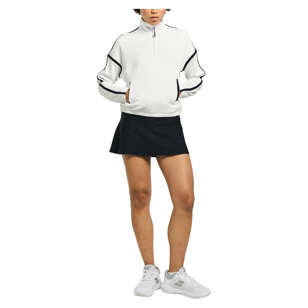 Women's Team Pullover White and Black