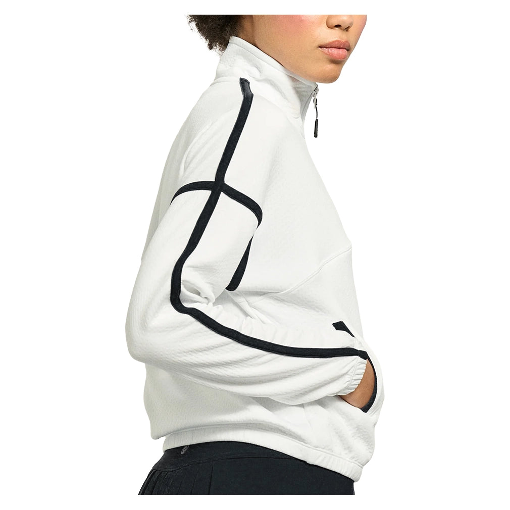 Women's Team Pullover White and Black