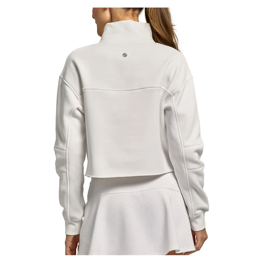 Women's Zip It Up Court Pullover White